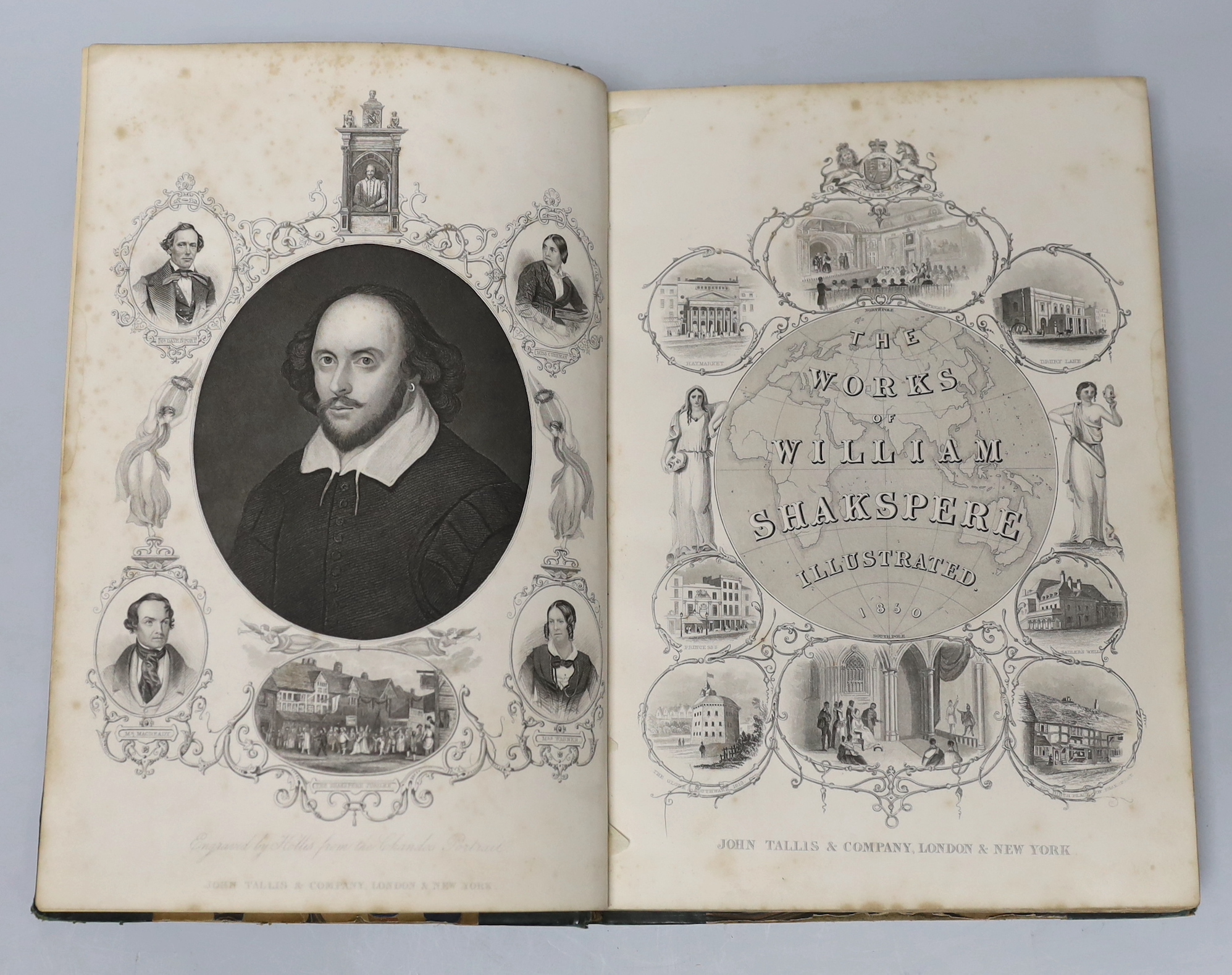 Three vols, Shakespeare and three other books (6)